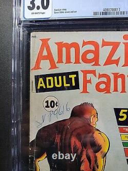 1961 Amazing Adult Fantasy #7 1st Skrulls -Stan Lee, Ditko Marvel CGC 3.0