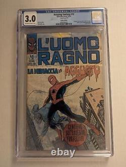 1962 Marvel Amazing Fantasy #15 Cgc 3.0 G/vg 1st Spider-man Key Grail Rare Italy