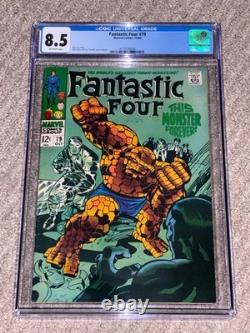 1968 Marvel Fantastic Four #79 CGC 8.5 VF+