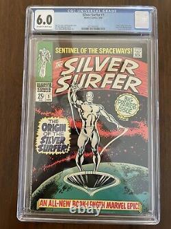 1968 Marvel The Silver Surfer #1 CGC 6.0 Origin of Silver Surfer
