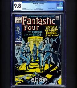 1969 Fantastic Four #87 CGC 9.8 Doctor Doom App Stan Lee Story Gorgeous NM Comic