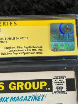 1973 Fantastic Four #133 CGC 9.0 Ramona Fradon, Joe Sinnott, Stan Lee +SIGNED x5