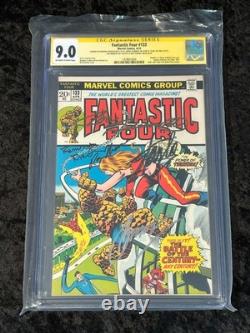 1973 Fantastic Four #133 CGC 9.0 Ramona Fradon, Joe Sinnott, Stan Lee +SIGNED x5