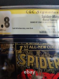 1990 Marvel Comics SPIDER-MAN #1 Signed By Todd McFarlane/Stan Lee CGC 9.8