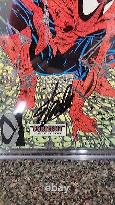 1990 Marvel Comics Spider-man #1 Platinum Edition Signed By Stan Lee Cgc 9.2