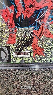 1990 Marvel Comics Spider-man #1 Platinum Edition Signed By Stan Lee Cgc 9.2