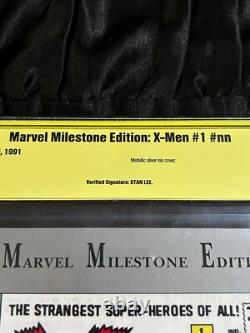 1991 Marvel Milestone Edition X-Men #1 CBCS (? CGC) 8.5 VF+ Stan Lee SIGNED