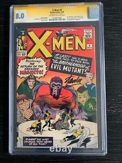 1st appearance Scarlet Witch X-Men #4 1964 CGC 8.0 Signed Stan Lee WandaVision