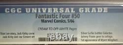 4? Fantastic Four #50 Cgc 5.01966, Marvelsilver Surfer Vs Galactusjack Kirby