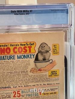 A Date With Millie # 7 From 1957 Stan Lee Dan DeCarlo CGC Graded 5.0 VG-Fine