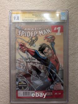 AMAZING SPIDER-MAN #1 CGC 9.8 Signed Stan Lee, Humberto Ramos Inscribed