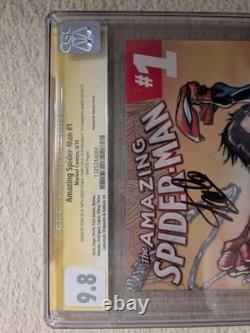 AMAZING SPIDER-MAN #1 CGC 9.8 Signed Stan Lee, Humberto Ramos Inscribed