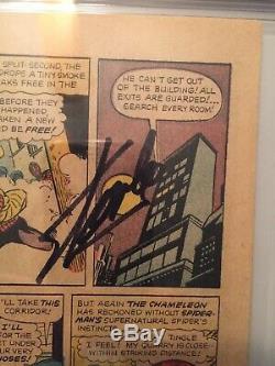 AMAZING SPIDER-MAN 1 CGC NG 15th Page Signed By STAN LEE