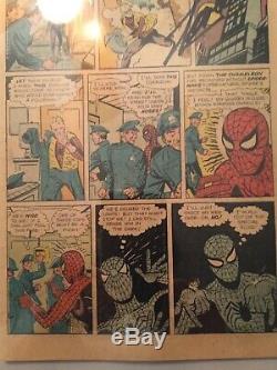 AMAZING SPIDER-MAN 1 CGC NG 15th Page Signed By STAN LEE