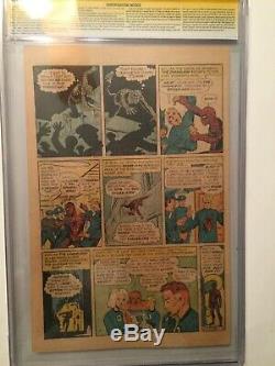 AMAZING SPIDER-MAN 1 CGC NG 15th Page Signed By STAN LEE