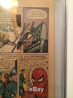 AMAZING SPIDER-MAN 1 CGC NG 15th Page Signed By STAN LEE