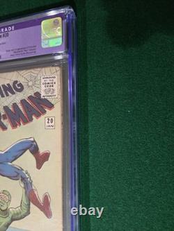 AMAZING SPIDER-MAN 20 CGC 6.0 Slt C-1 1st SCORPION STAN LEE STEVE DITKO