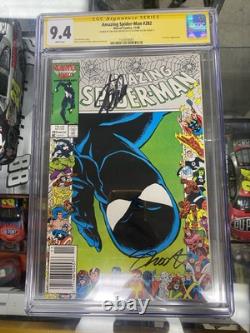 AMAZING SPIDER-MAN #282 CGC 9.4 Stan Lee Jim Shooter Yellow Signature Signed
