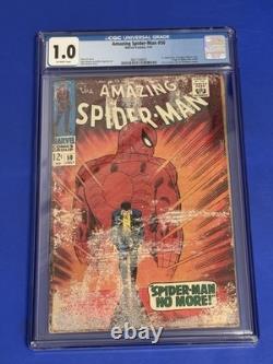 AMAZING SPIDER-MAN #50 CGC 1.0 1st APPEARANCE KINGPIN Marvel Comic 7/67 1967