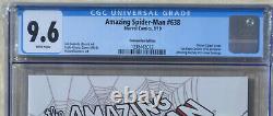 AMAZING SPIDER-MAN #638 2010 CGC 9.6 (NM+) White Convention Stan Lee FAN EXPO