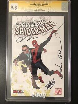 AMAZING SPIDER-MAN #638 CGC 9.8 Signed by Stan Lee & Others 2010 Fan Expo