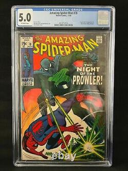 AMAZING SPIDER-MAN #78 (CGC 5.0), Origin & 1st Appearance of the Prowler, 1969