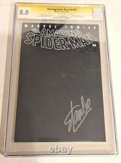 AMAZING SPIDER-MAN? #v2 # 36 CGC 8.0 SS / Signed by STAN LEE 9/11