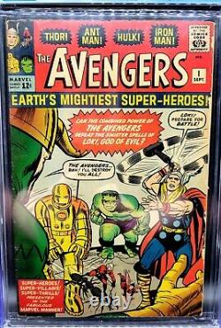 AVENGERS #1 CGC 4.5 (Marvel 1963) 1st Appearance + Origin Major KEY Invest