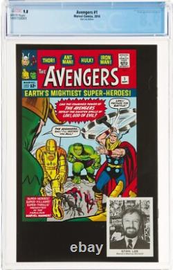 AVENGERS 1 CGC 9.8 STAN LEE EDITION J Scott Campbell White Pages Hulk Spider-Man