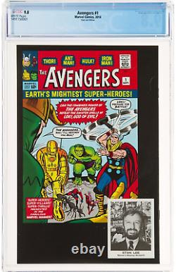 AVENGERS 1 CGC 9.8 STAN LEE EDITION J Scott Campbell White Pages Hulk Spiderman