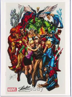 AVENGERS 1 CGC 9.8 STAN LEE EDITION J Scott Campbell White Pages Hulk Spiderman