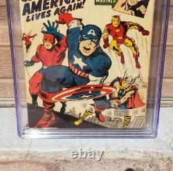 AVENGERS #4 CGC 5.5 1st Silver Age Appearance of Captain America 1 1964 SA