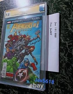 AVENGERS ASSEMBLE #1 CGC 9.8 SS x2 LEE, MARVEL BLACK WIDOW ULTRA RARE, MINT