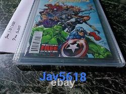 AVENGERS ASSEMBLE #1 CGC 9.8 SS x2 LEE, MARVEL BLACK WIDOW ULTRA RARE, MINT