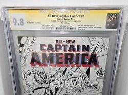 All-New Captain America #1 CGC 2x Signature Autograph STAN LEE J. SCOTT CAMPBELL