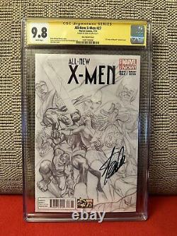 All New X-Men #27 1300 Ross Sketch Variant CGC 9.8 Signature Series Stan Lee