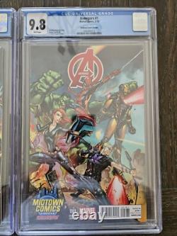 All New X-Men, Uncanny Avengers, Avengers Midtown Exclusive JSC CGC 9.8