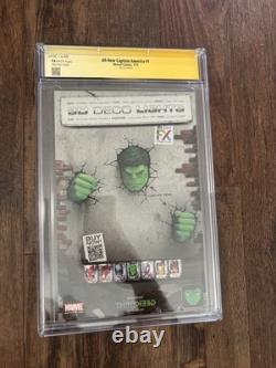 All-new Captain America #1 Cgc Ss 9.8 Scott Campbell Stan Lee Exclusive Variant