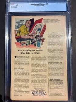 Amazing Adult Fantasy 14 1962 Marvel Comics CGC VG/F 5.0 Professor X Prototype