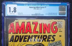 Amazing Adventures #1? CGC 1.8 OW RARE? 1961 Stan Lee Jack Kirby Ditko