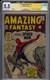 Amazing Fantasy #15 1962 Marvel CGC 5.5 JSA Signed Stan Lee 1st app Spider-Man