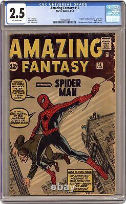 Amazing Fantasy #15 CGC 2.5 1962 4193525008 1st app. Spider-Man