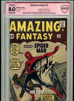 Amazing Fantasy #15 Cbcs Graded 8.0 Verified Stan Lee Signature Cgc