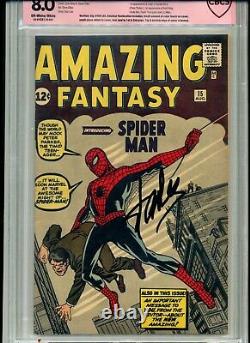 Amazing Fantasy #15 Cbcs Graded 8.0 Verified Stan Lee Signature Cgc