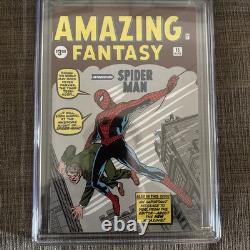 Amazing Fantasy #15 Facsimile CGC 9.8 Spider-Man Stan Lee Ditko Kirby NO BARCODE