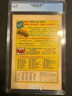 Amazing Spider-Man 1 1966 Marvel Comics CGC VF/NM 9.0 GRR Golden Record Reprint