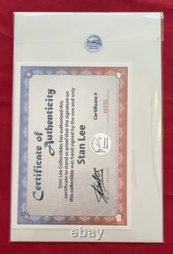 Amazing Spider-Man 1.4 Stan Lee Collectibles Campbell Variant Signed Stan Lee