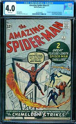 Amazing Spider-Man 1 CGC 4.0 with White Pages