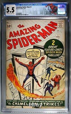Amazing Spider-Man #1 CGC 5.5 MEGA KEY ISSUE