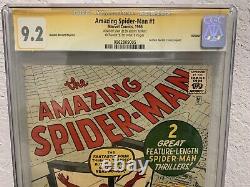 Amazing Spider-Man #1 CGC 9.2 Stan Lee SS! 1966 GRR Rare